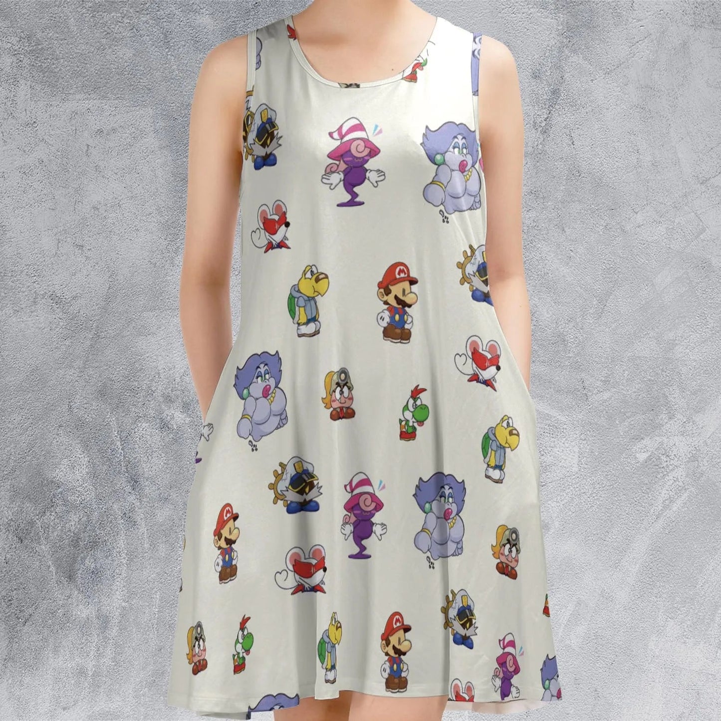 Casual Sleeveless Dress - 8FSNT6T3