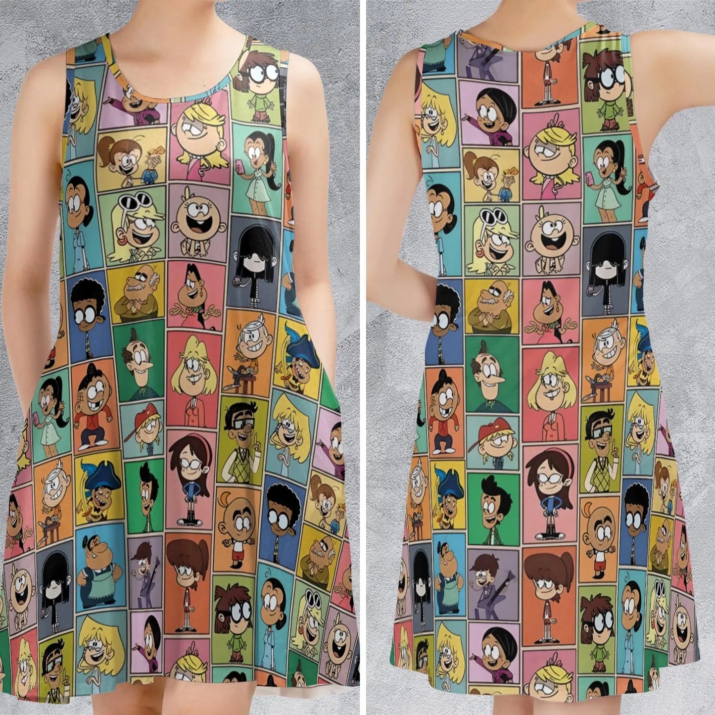 Casual Sleeveless Dress - ZPNLH3KV