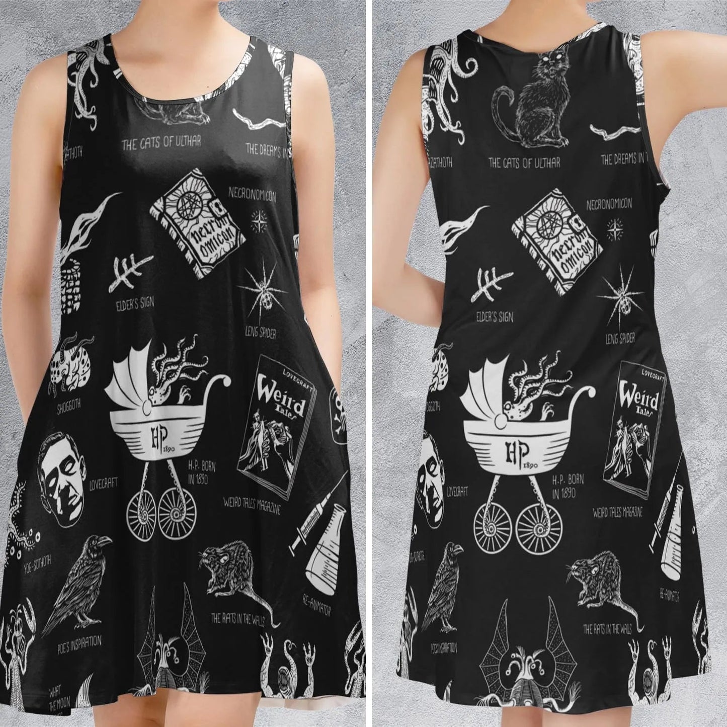 Casual Sleeveless Dress - LKPH2RLL