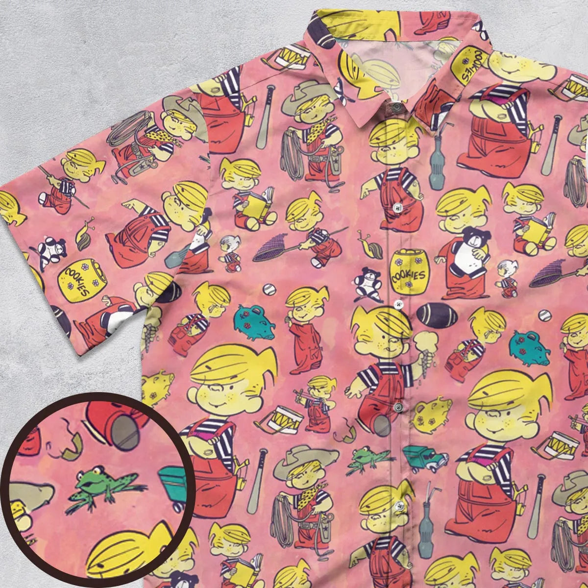 Short Sleeve Button Shirt - CLVS5J22