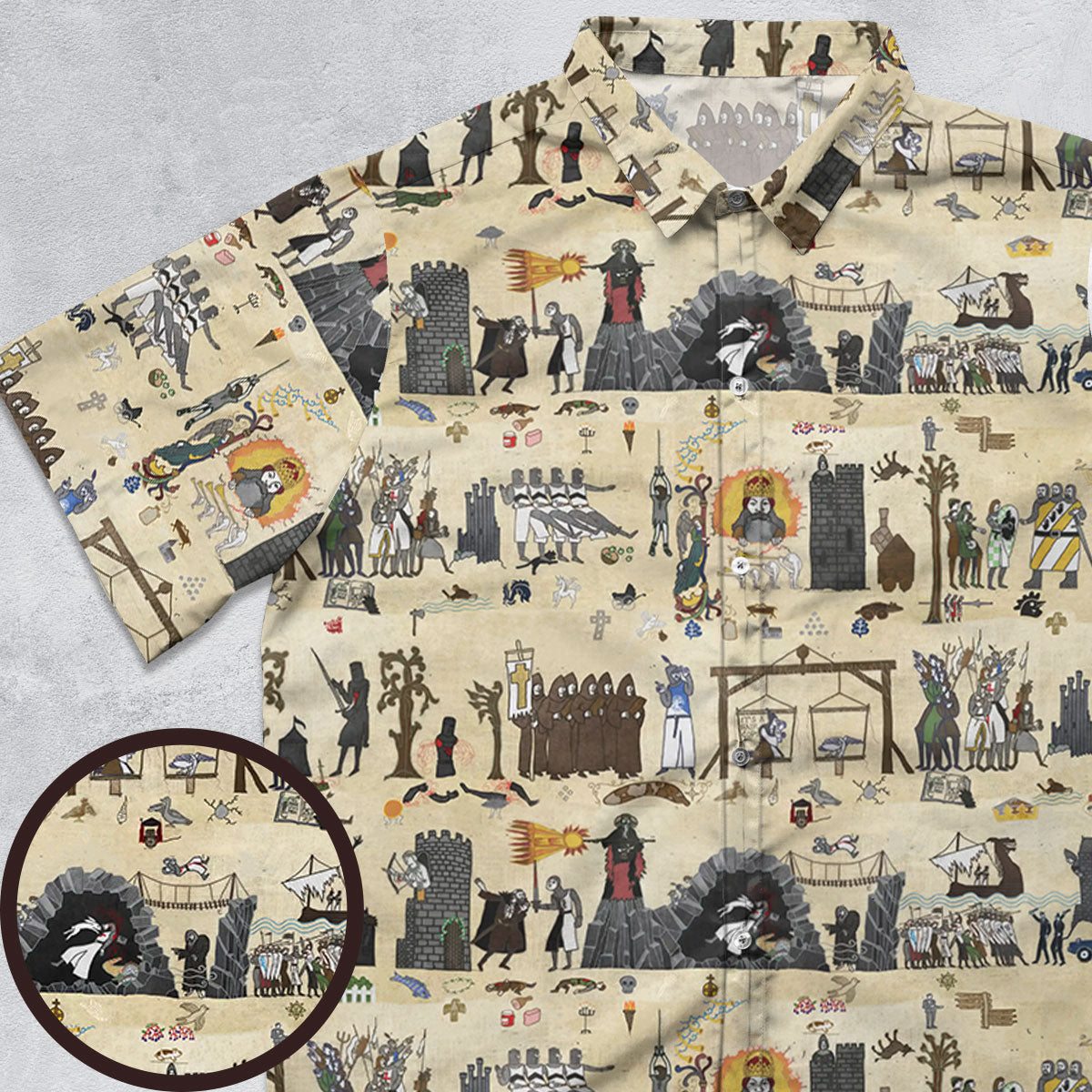 Short Sleeve Button Shirt - BGSNJEUR