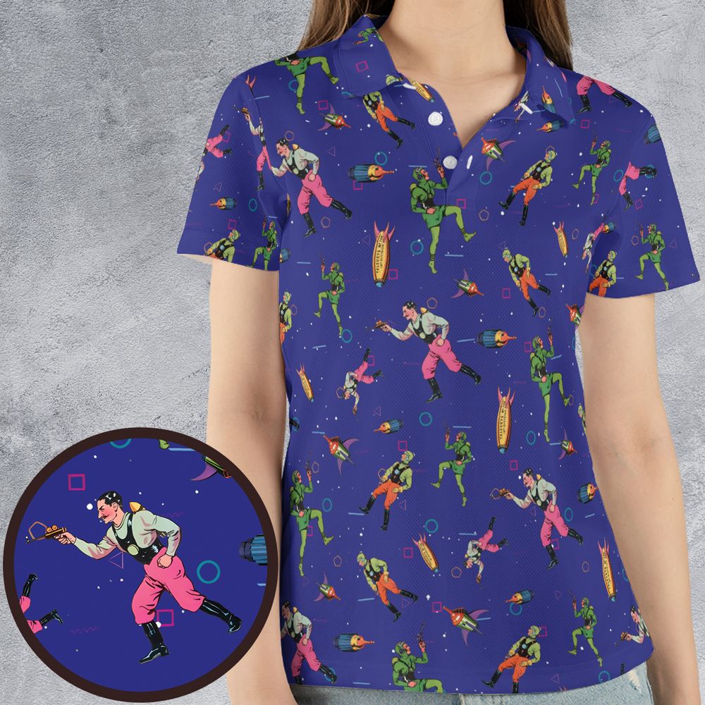 AOP Men/Women Polo Shirt - JGPJQ2A3 -  - 4