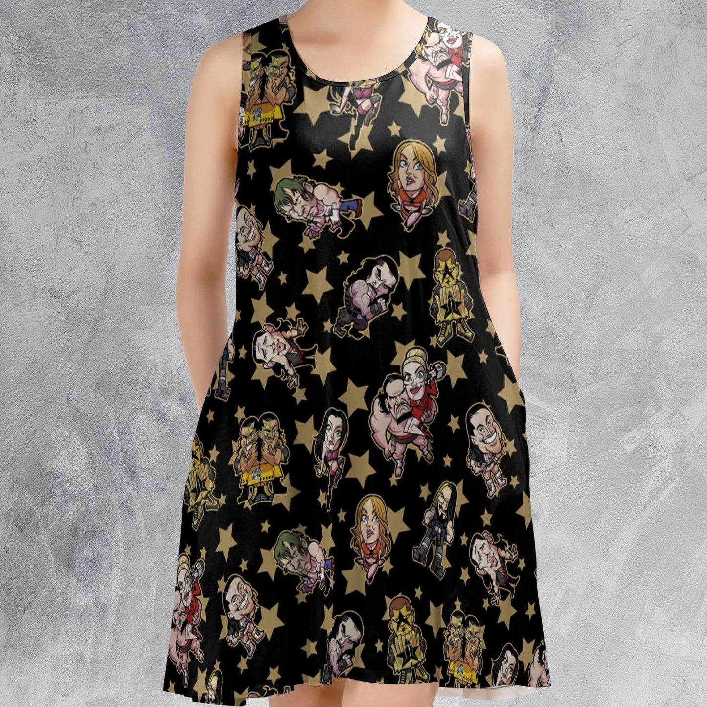 Casual Sleeveless Dress - R29VF6G8
