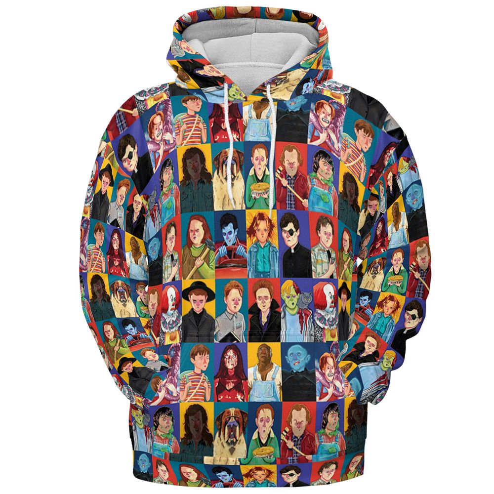 All-over Print Hoodie - EMNQZCVE -  - 2