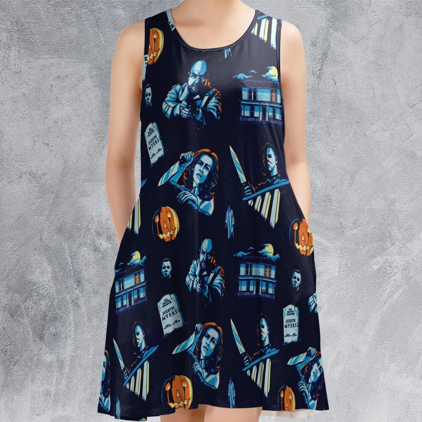 Casual Sleeveless Dress - TJV6HHBA