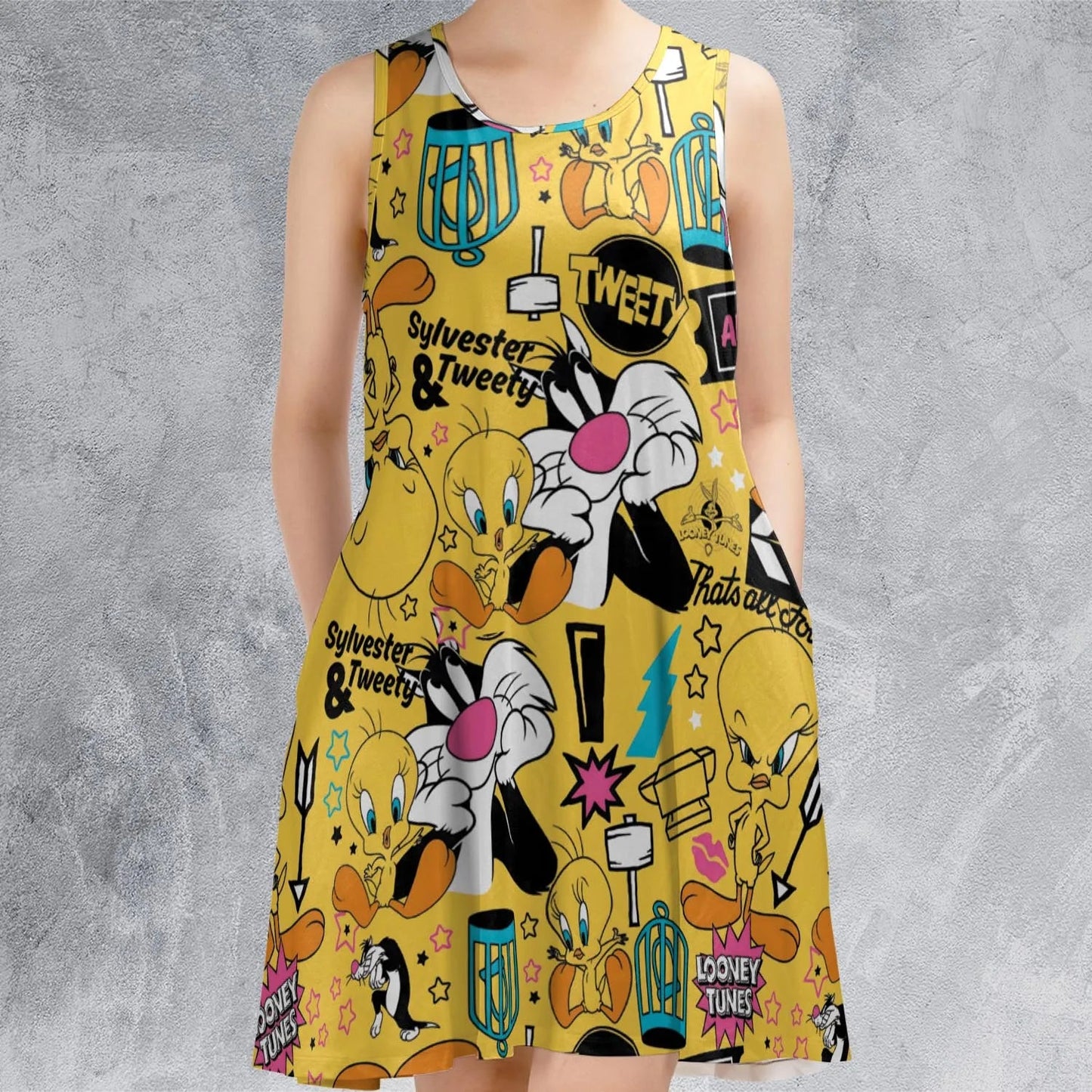 Casual Sleeveless Dress - L8MHTJ31