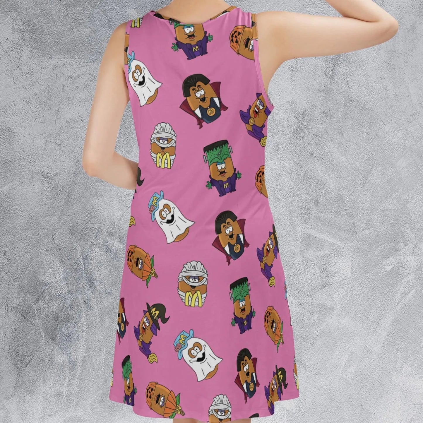Casual Sleeveless Dress - QDL9TQS2