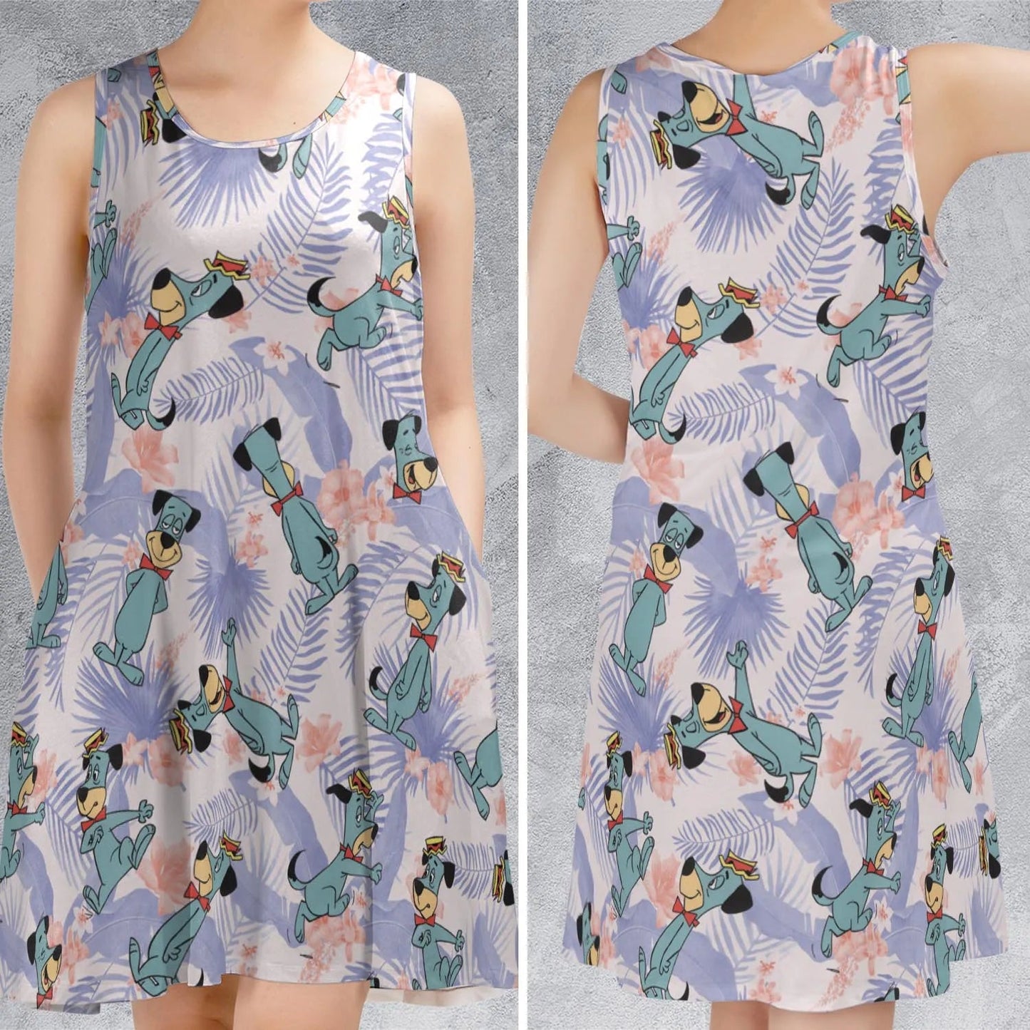 Casual Sleeveless Dress - DW9DNKZK