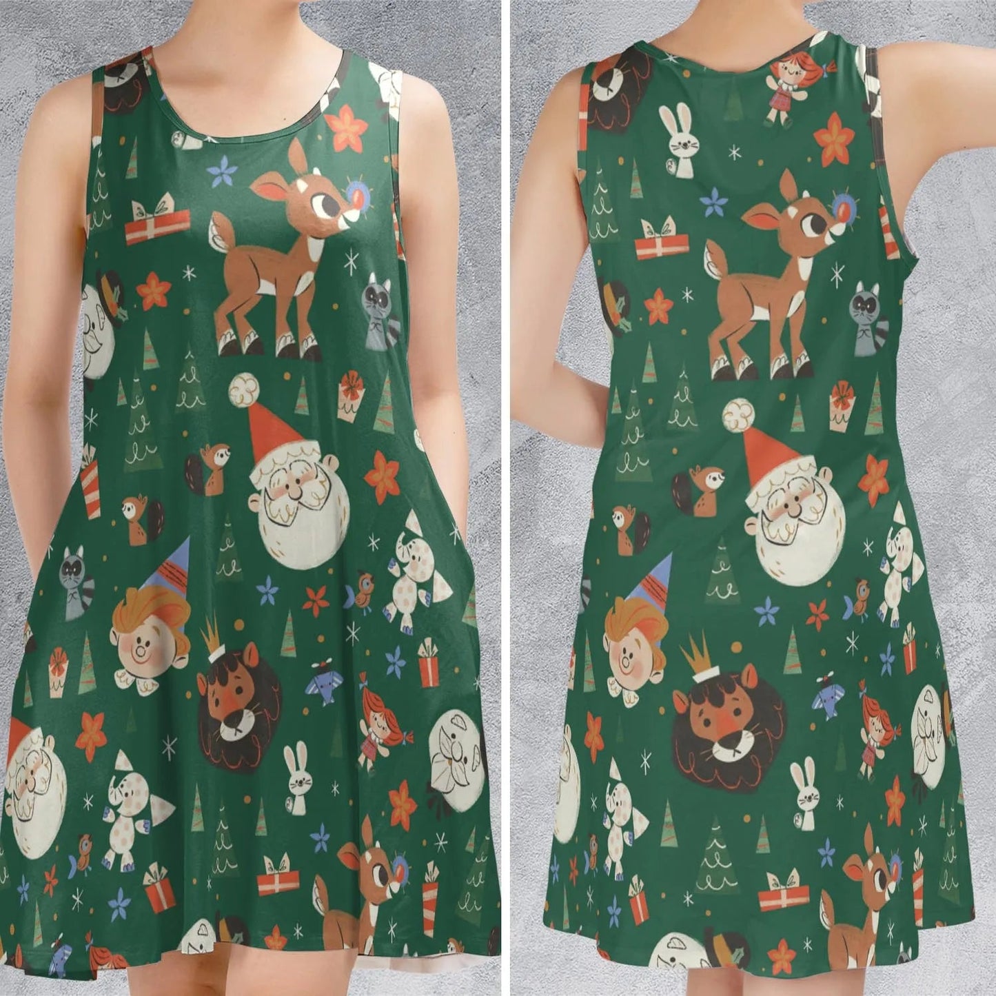 Casual Sleeveless Dress - JRXZSDUE