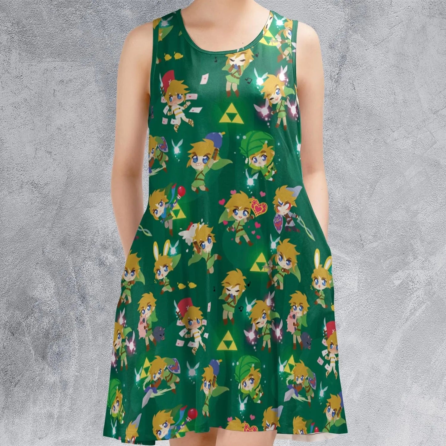 Casual Sleeveless Dress - SF2BZVFG