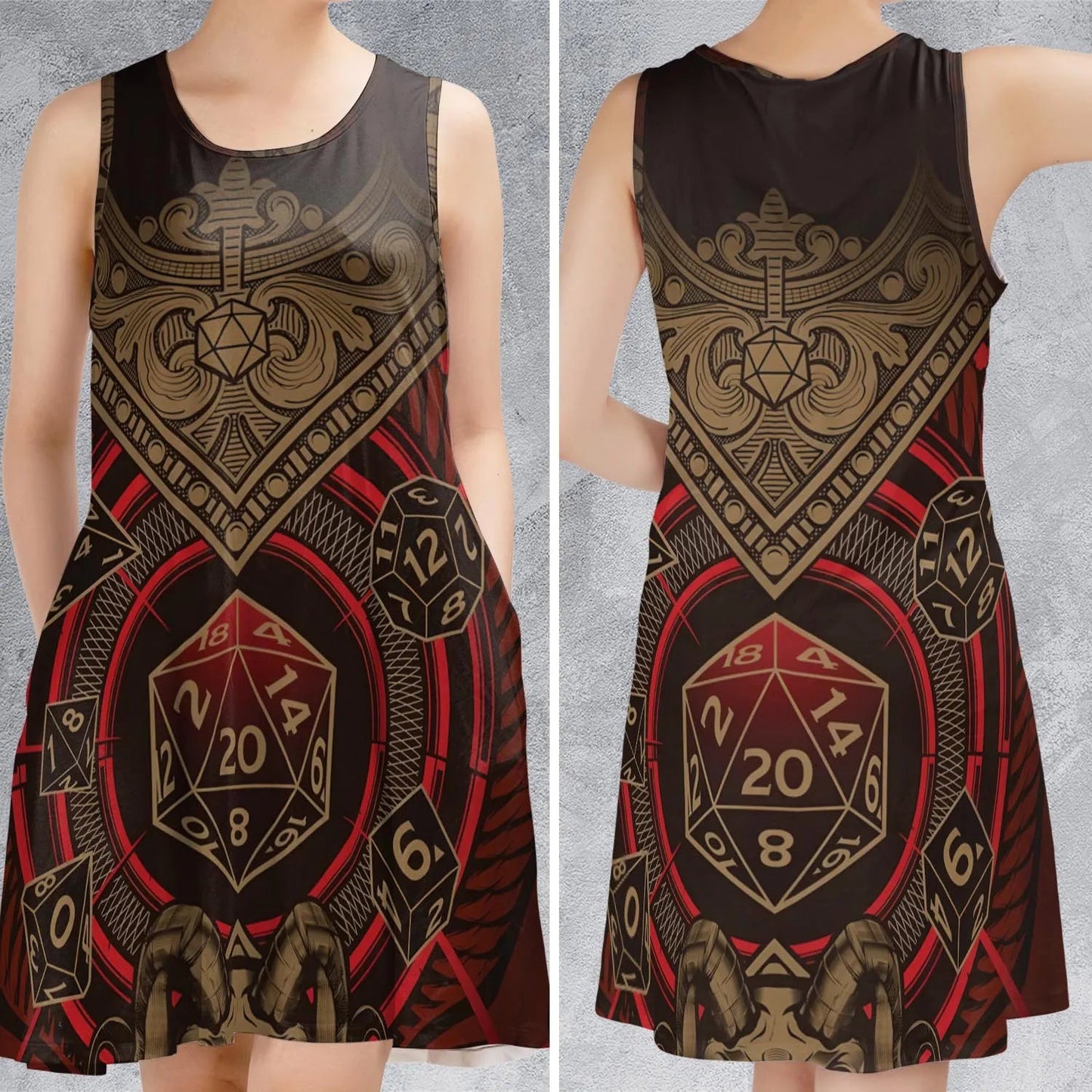 Casual Sleeveless Dress - EYTY5RTK