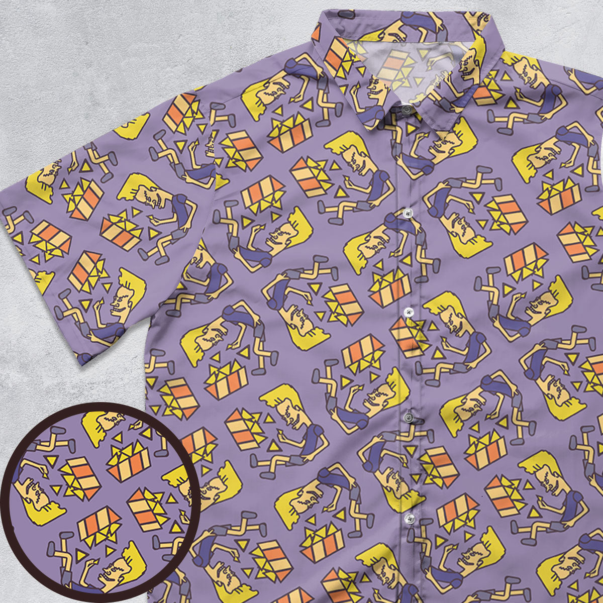 Short Sleeve Button Shirt - MSPGLS9K