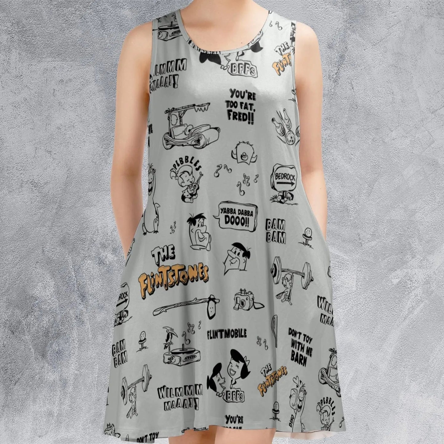 Casual Sleeveless Dress - XUKHEAZ6