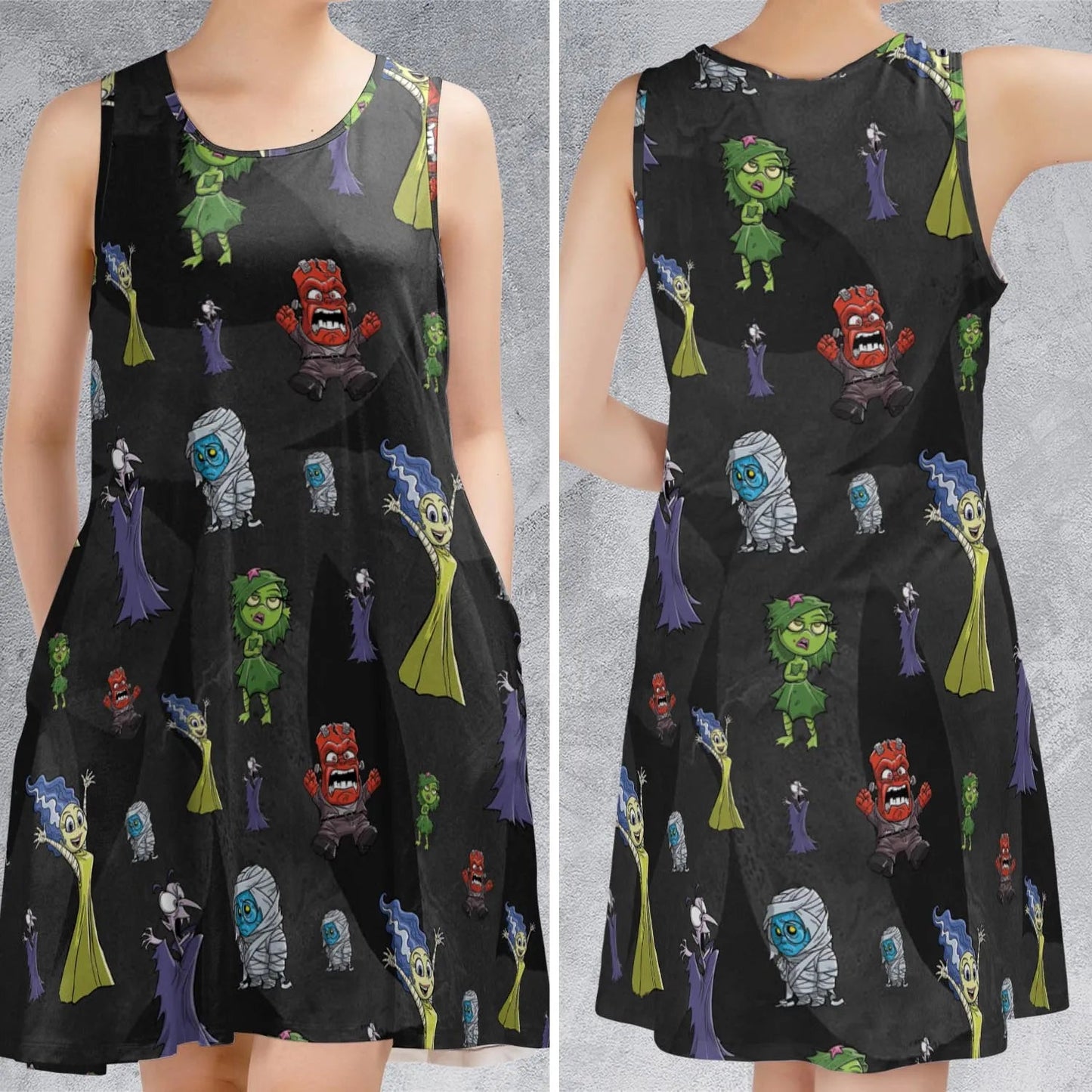 Casual Sleeveless Dress - 99HQGG35