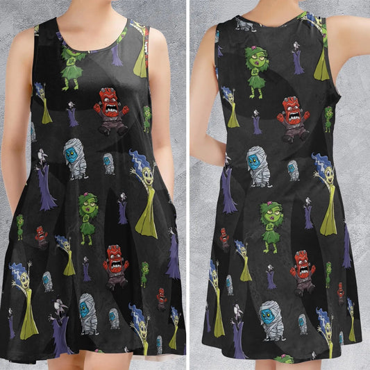 Casual Sleeveless Dress - 99HQGG35