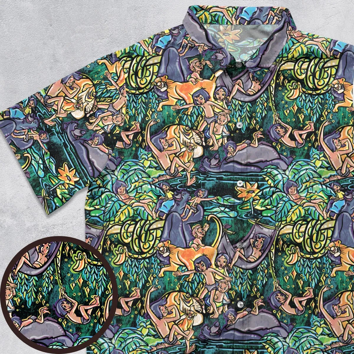 Short Sleeve Button Shirt - 91B725ZT