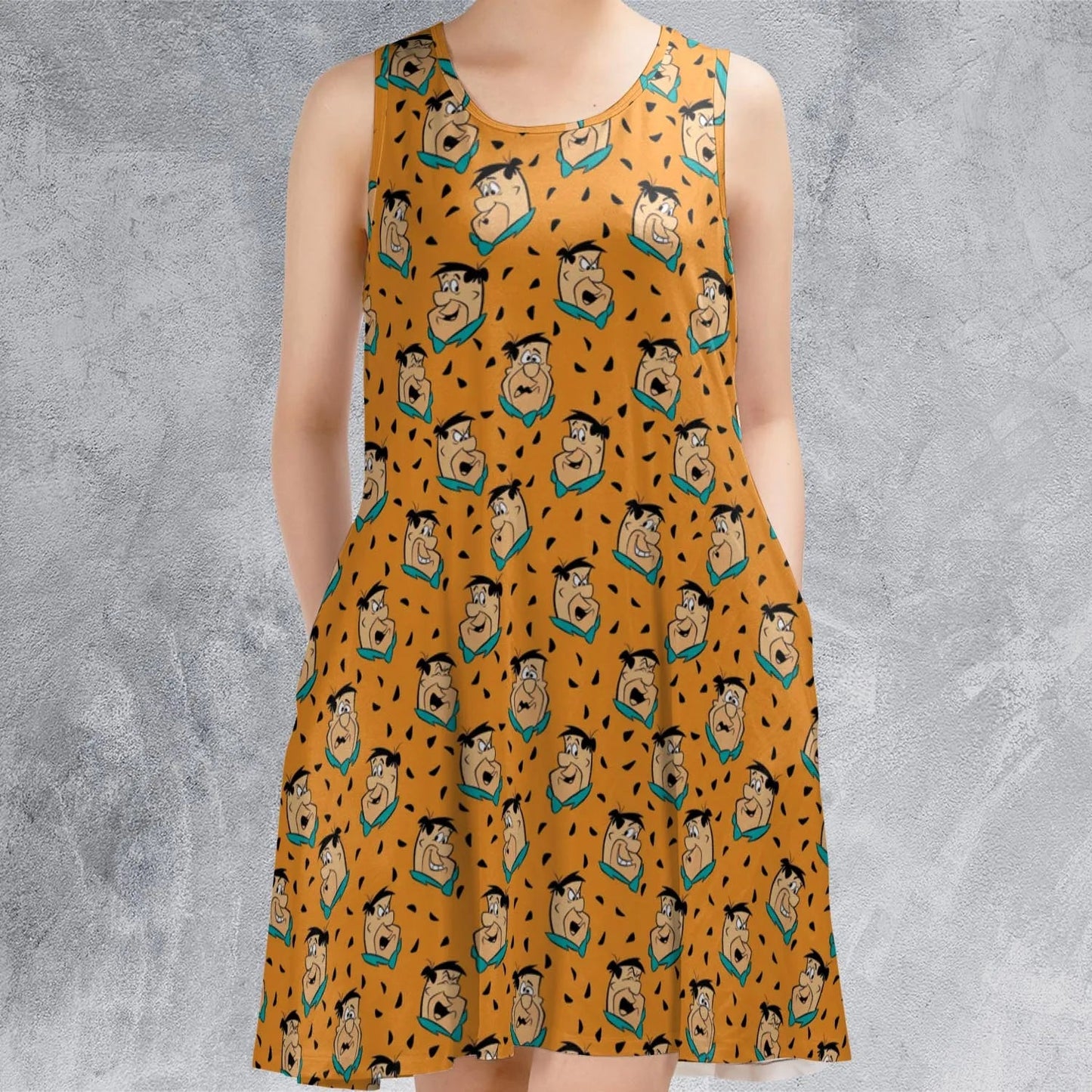 Casual Sleeveless Dress - G4M14V16