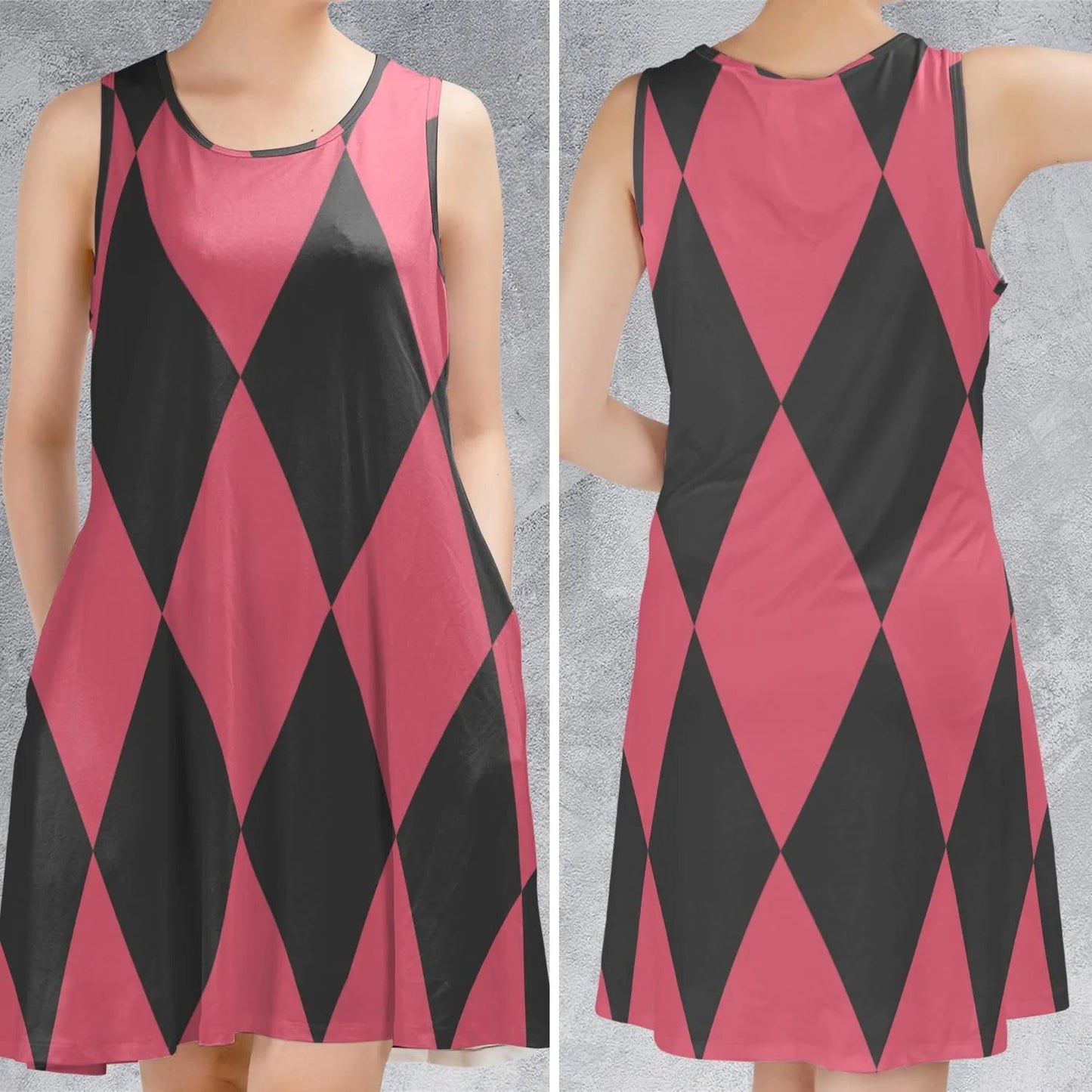 Casual Sleeveless Dress - QZ6MBV1X
