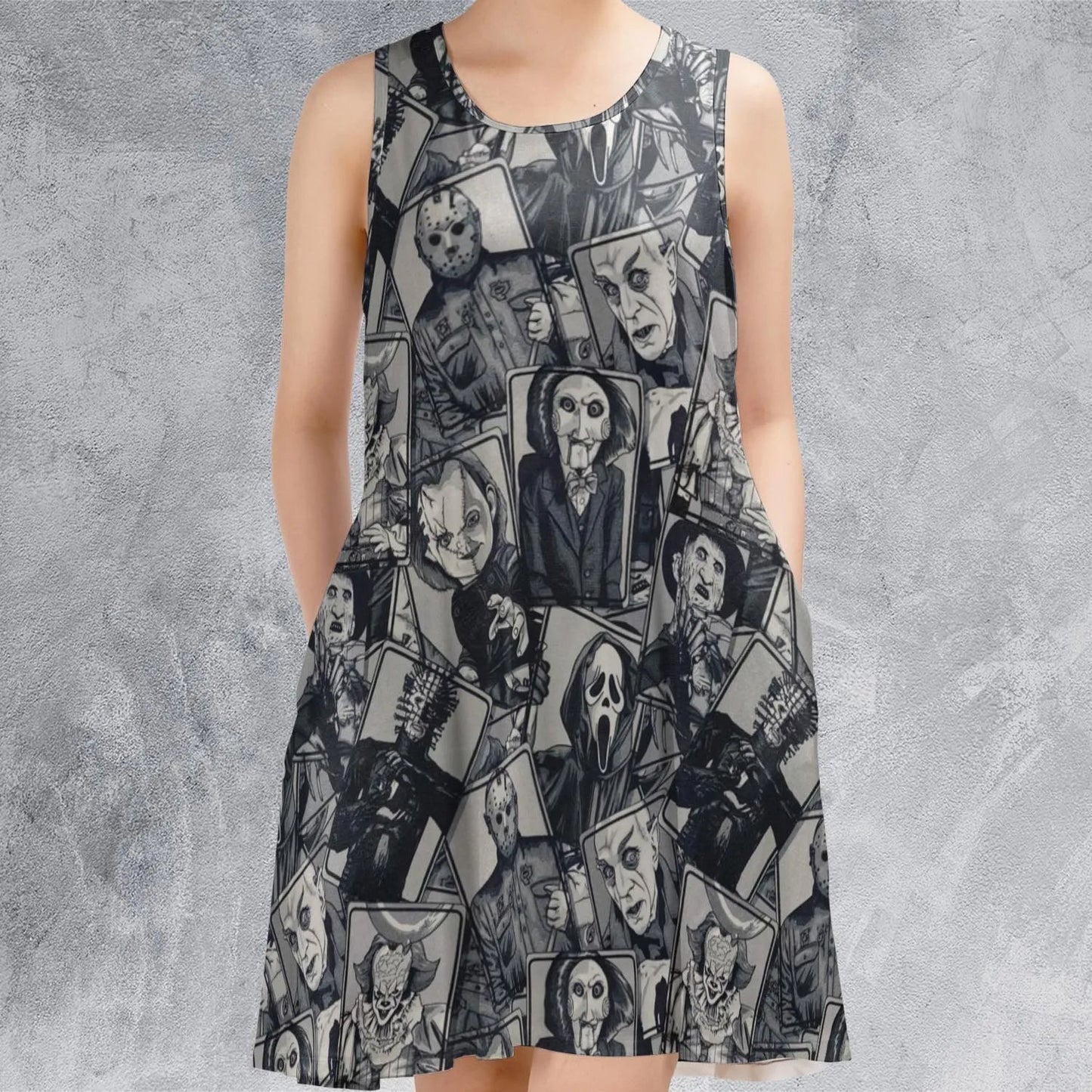 Casual Sleeveless Dress - 1XGH3TH2