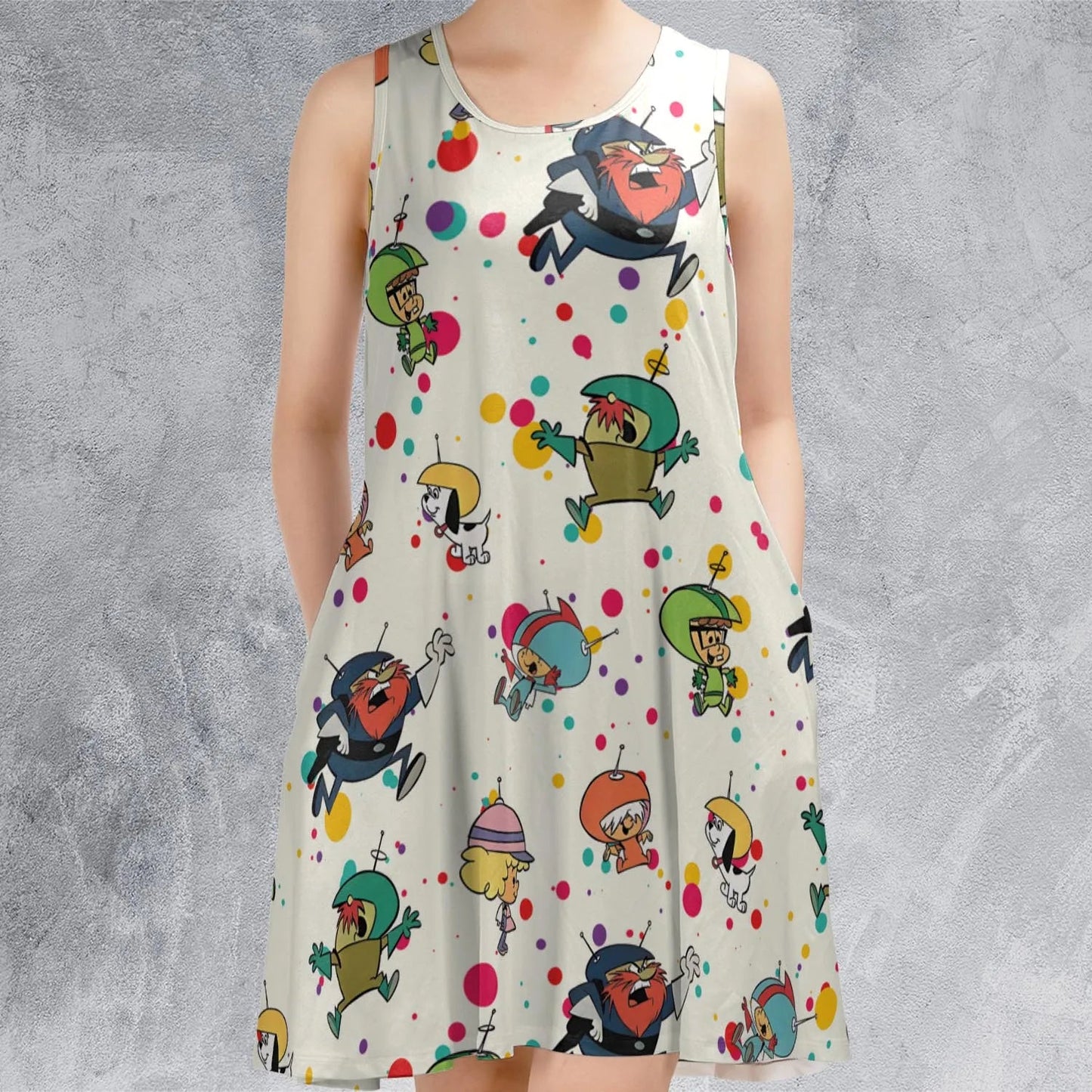 Casual Sleeveless Dress - P6LUQ51X