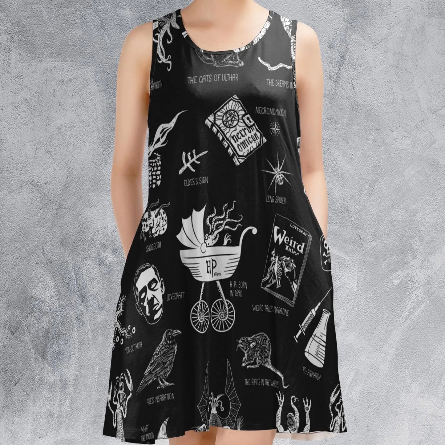 Casual Sleeveless Dress - LKPH2RLL