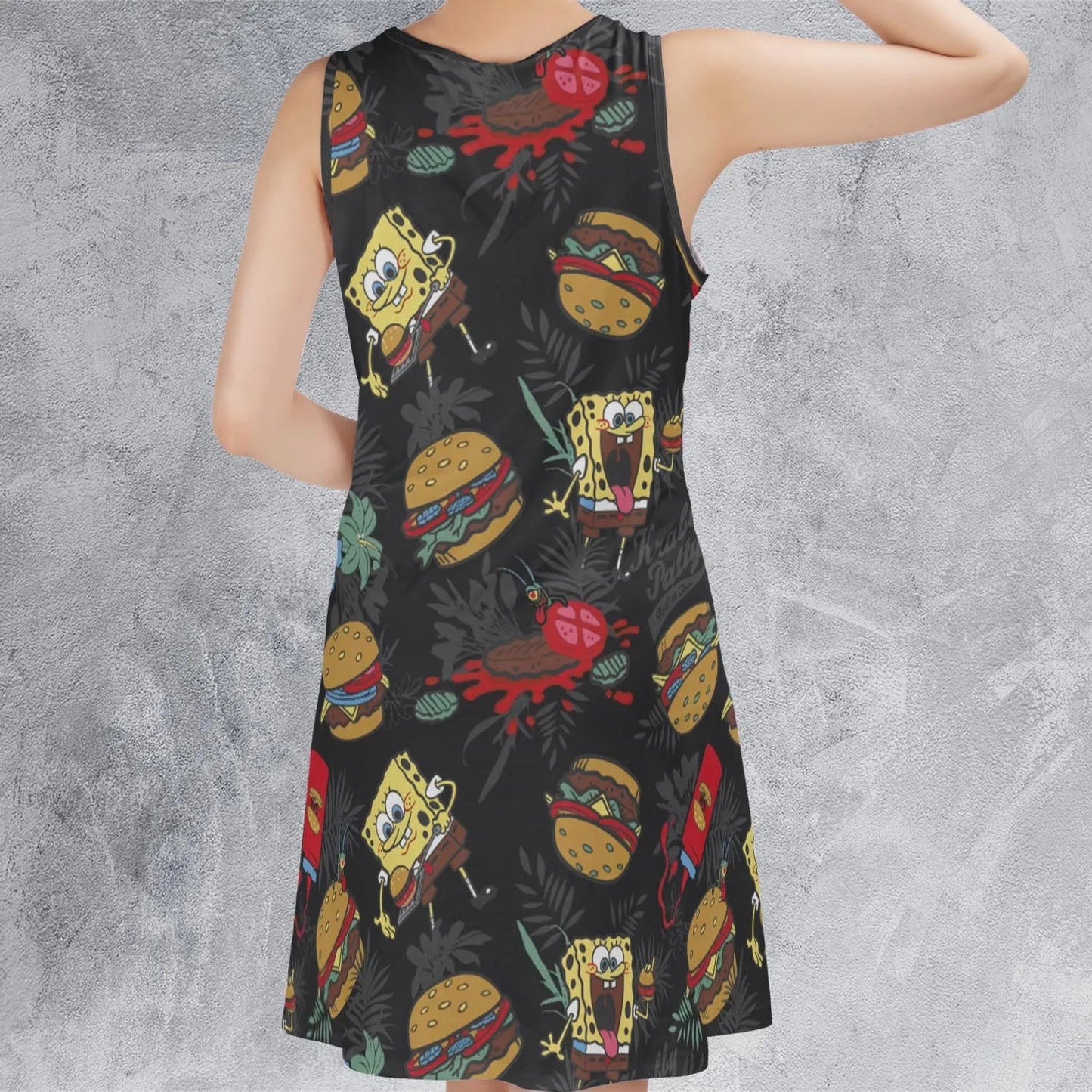 Casual Sleeveless Dress - F69YENBJ