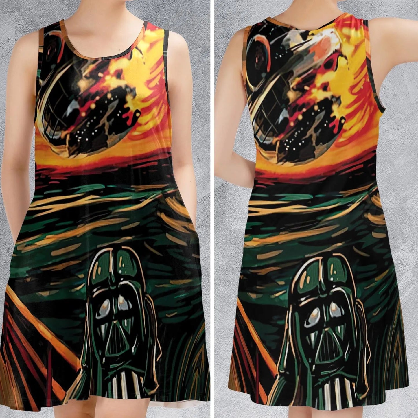Casual Sleeveless Dress - XNXT989S