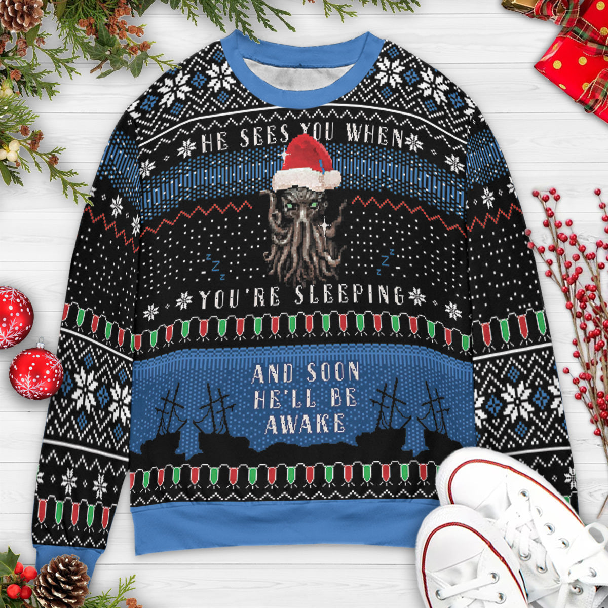 Ugly Christmas Sweatshirt - UGG4P7GV