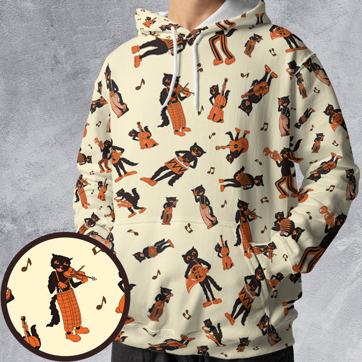 Full Print Hoodie - FZEKGC16
