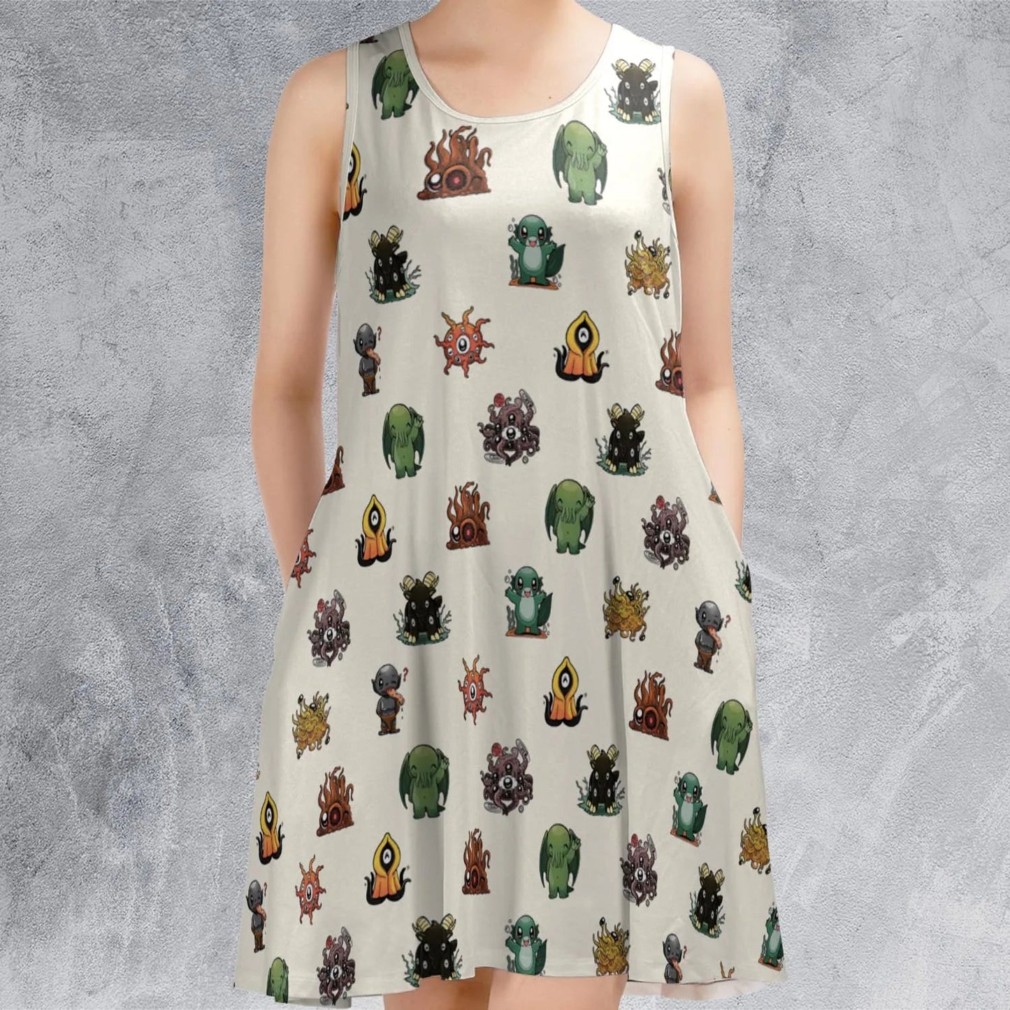 Casual Sleeveless Dress - S9Y2L361
