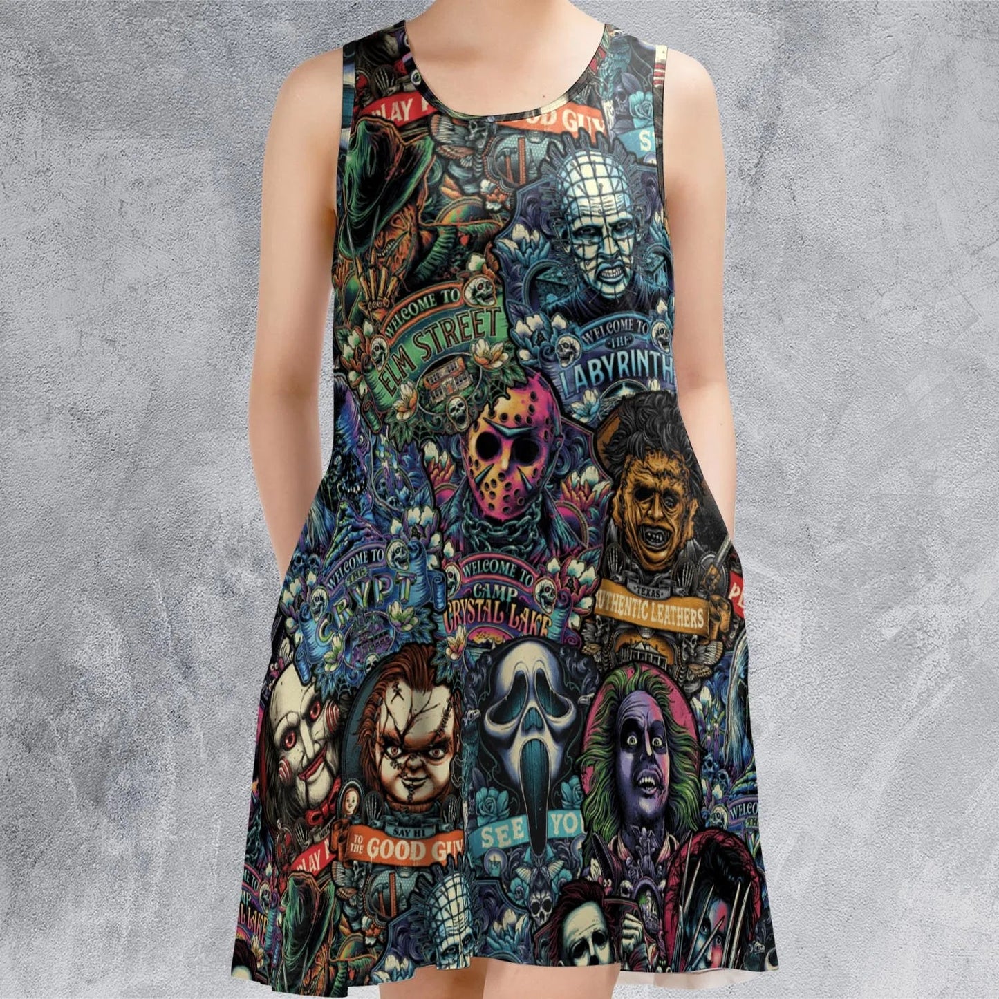 Casual Sleeveless Dress - HN4Q2VTW