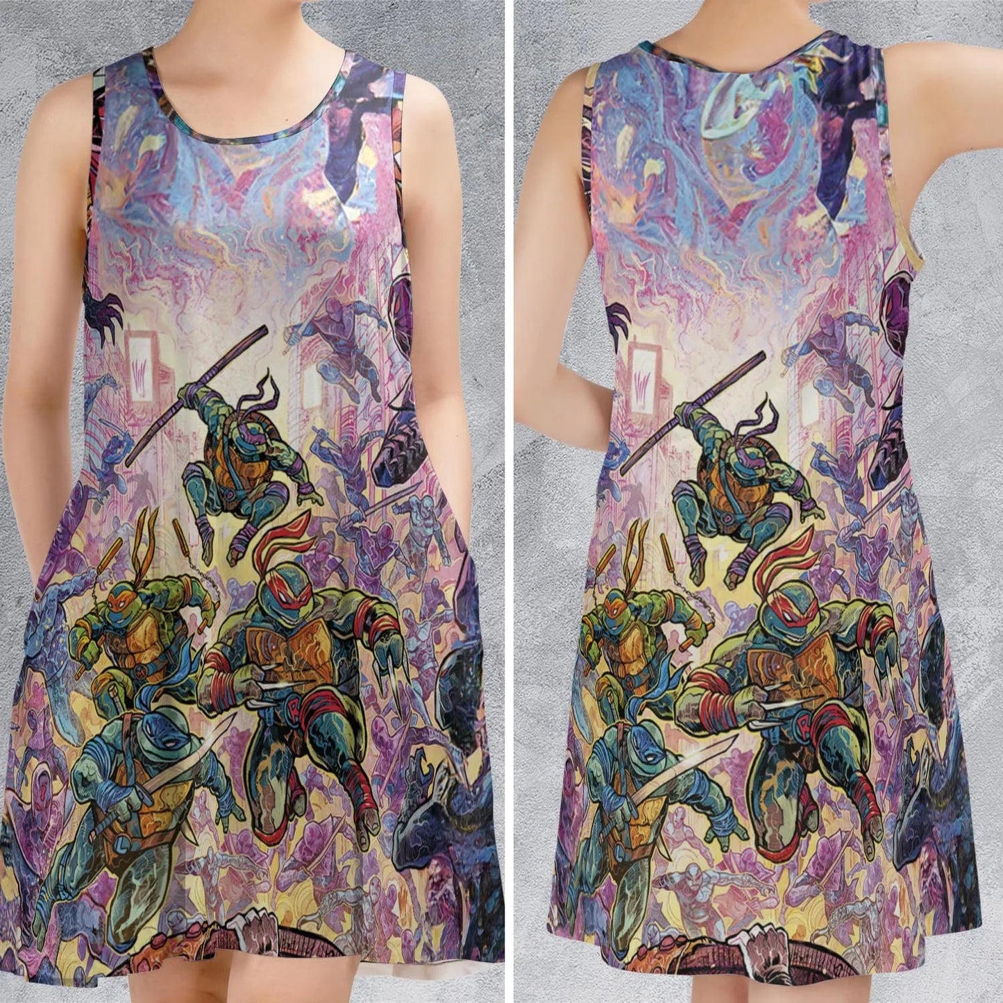 Casual Sleeveless Dress - 7Q8UQYZ6