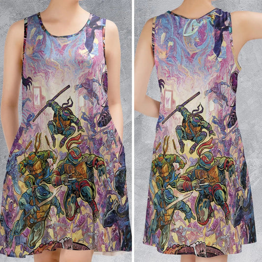 Casual Sleeveless Dress - 7Q8UQYZ6