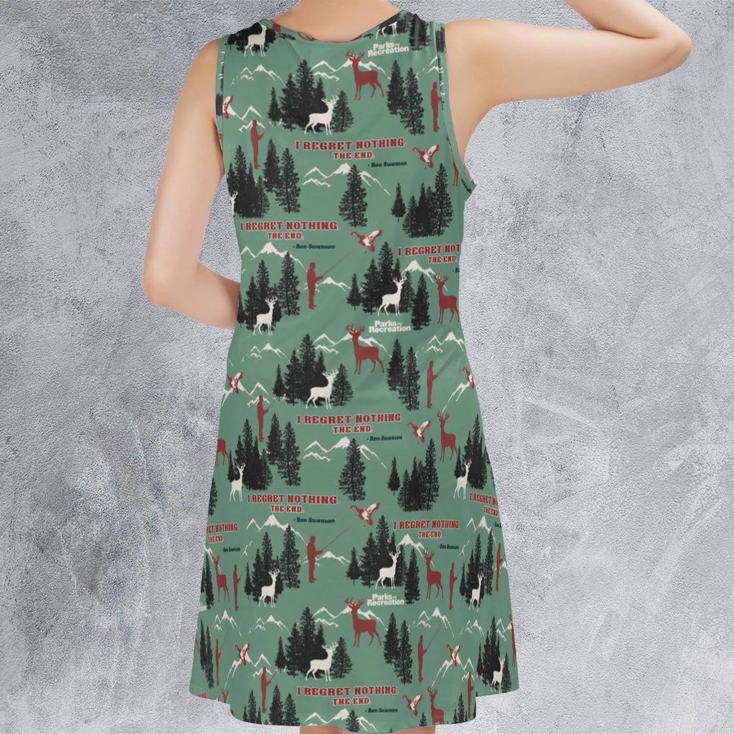 Casual Sleeveless Dress - ENQ1Q5DC
