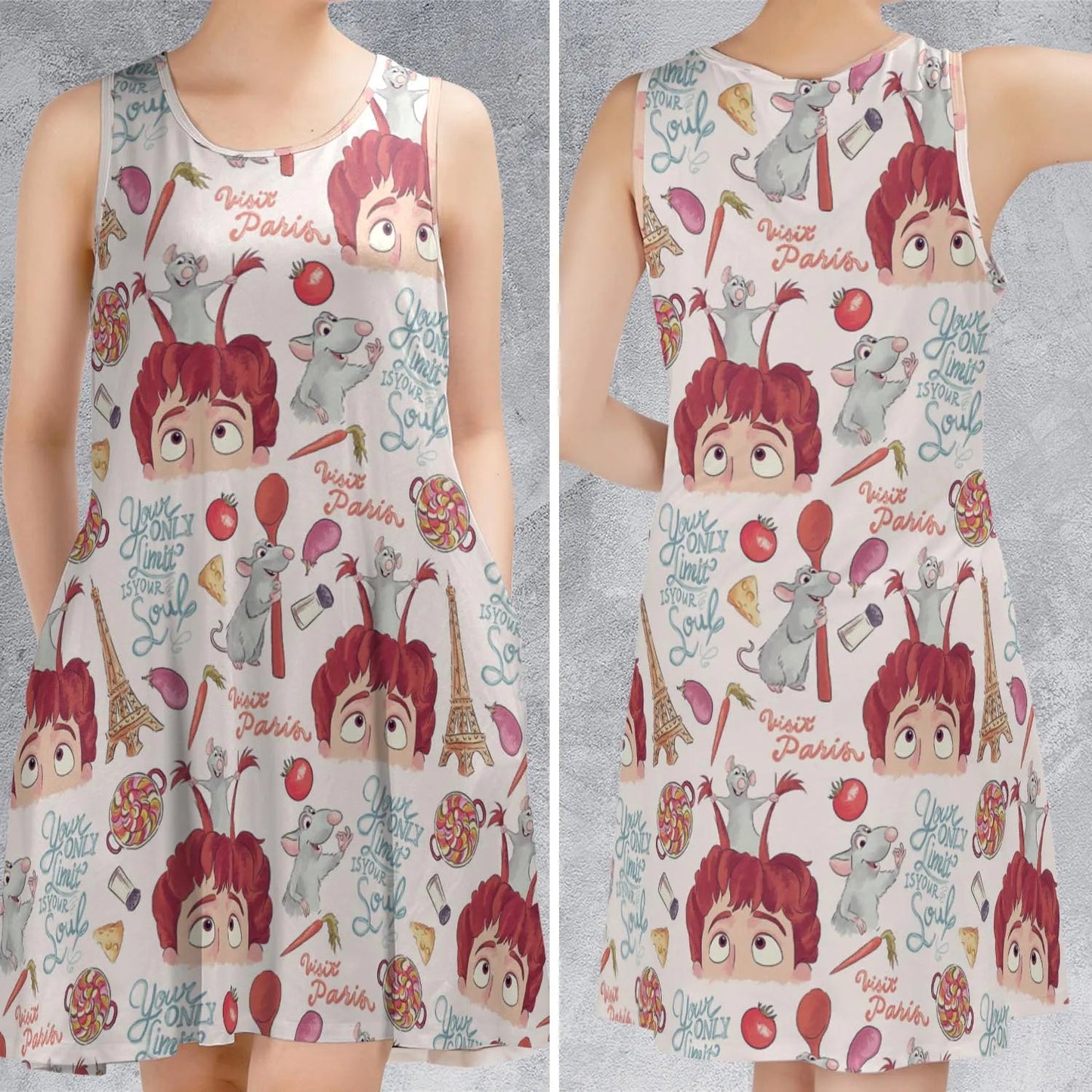 Casual Sleeveless Dress - TFB2NH34