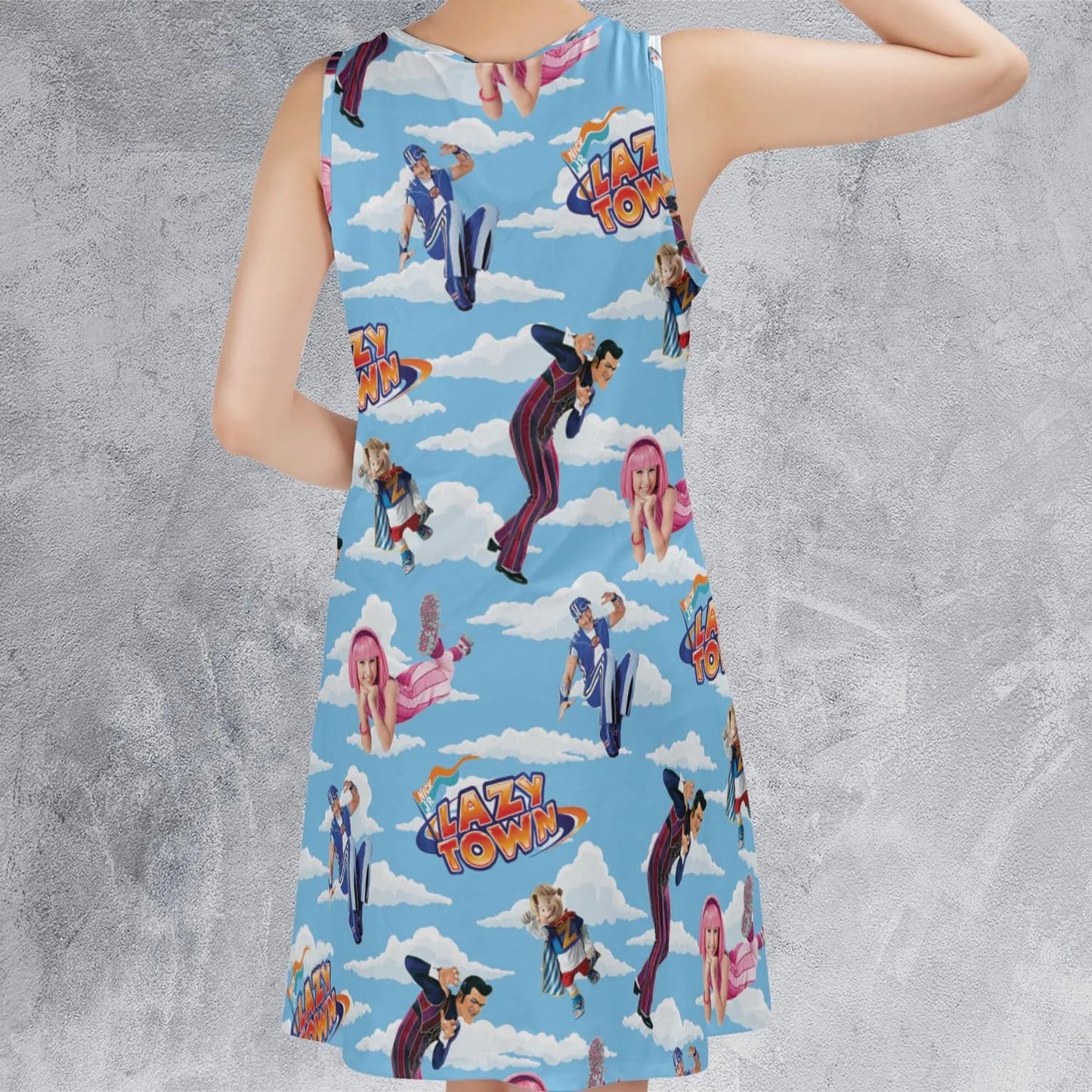 Casual Sleeveless Dress - 8FN4GGPB