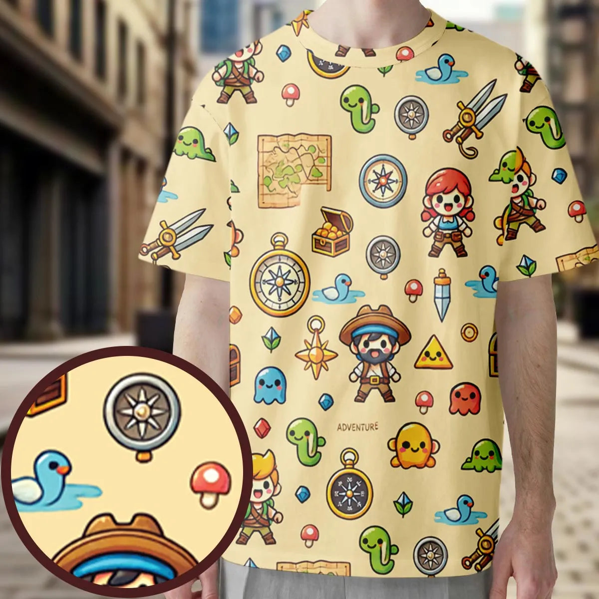 Full Print T-Shirt - 2HPFJHGL