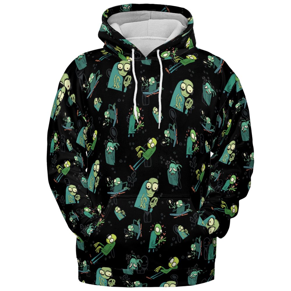 All-over Print Hoodie - ADFEJKFY -  - 2