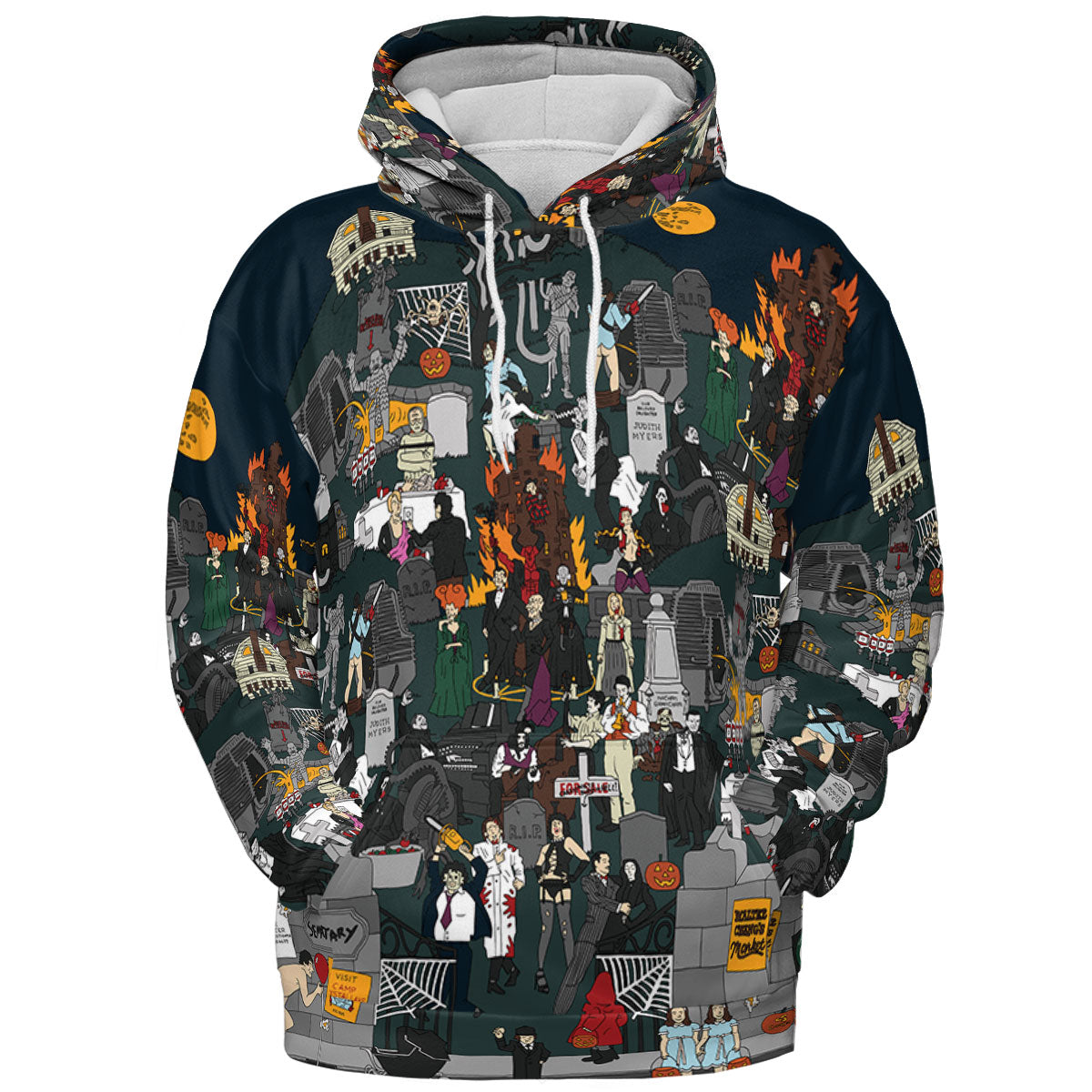 Full Print Hoodie - T86VK7N1