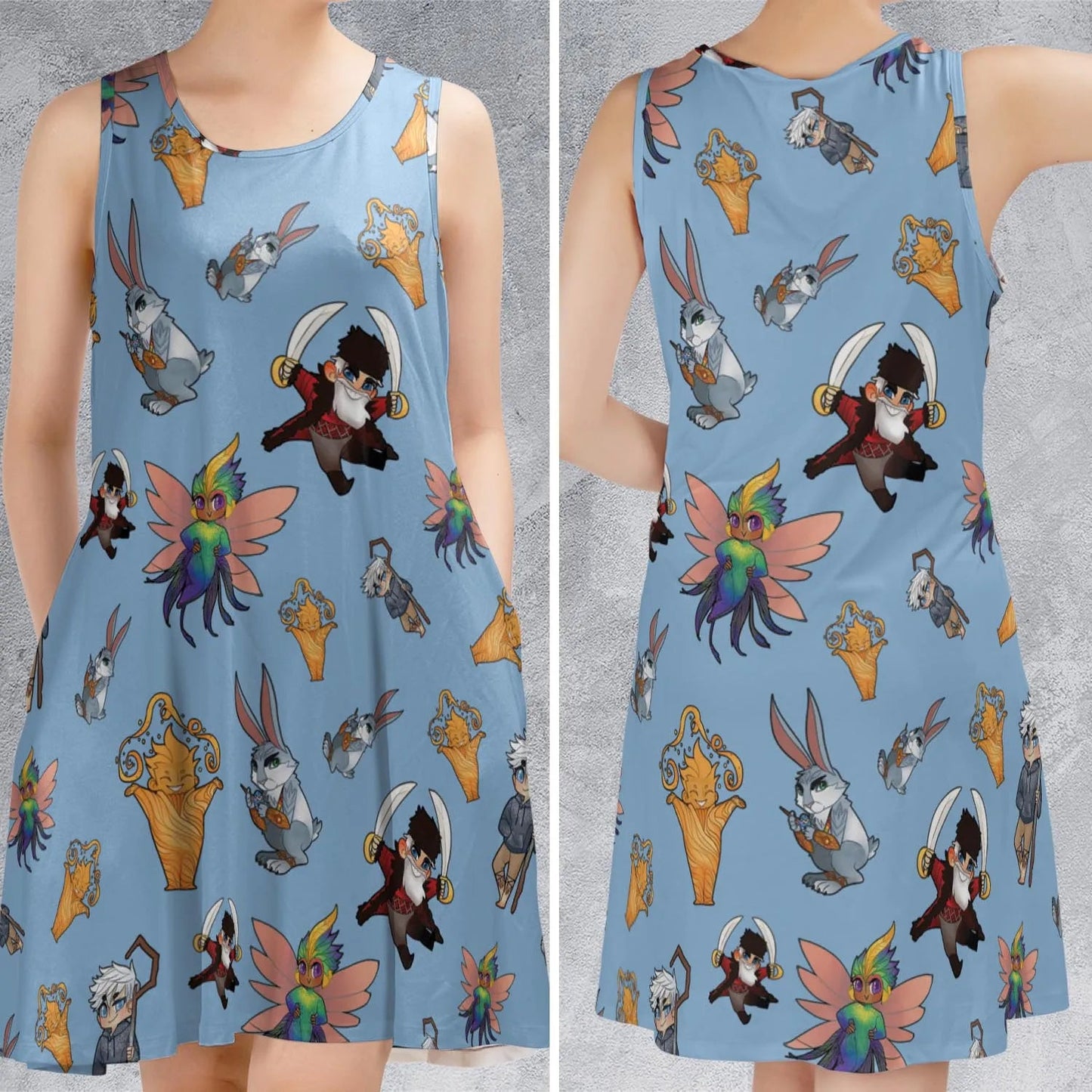 Casual Sleeveless Dress - VNSUYUQ8