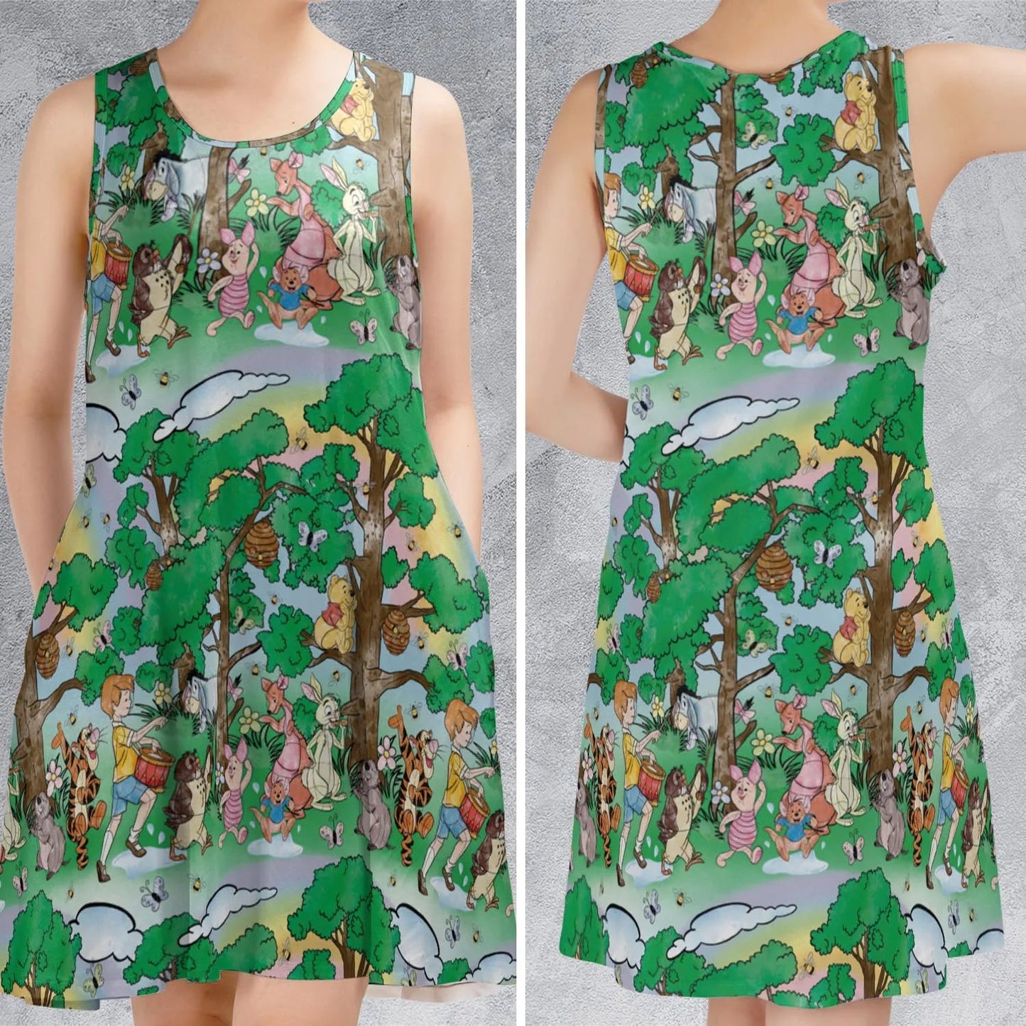 Casual Sleeveless Dress - NP1XF5NQ