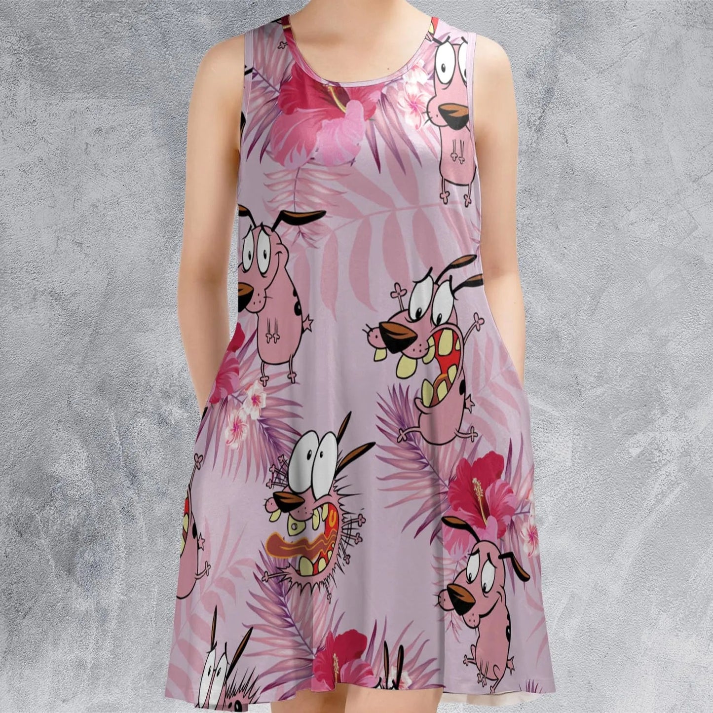 Casual Sleeveless Dress - FL34T3P1