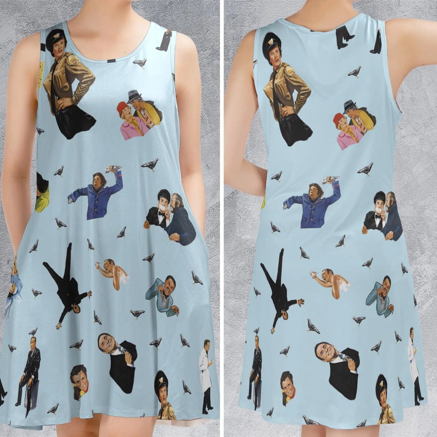 Casual Sleeveless Dress - AUD1GZM4