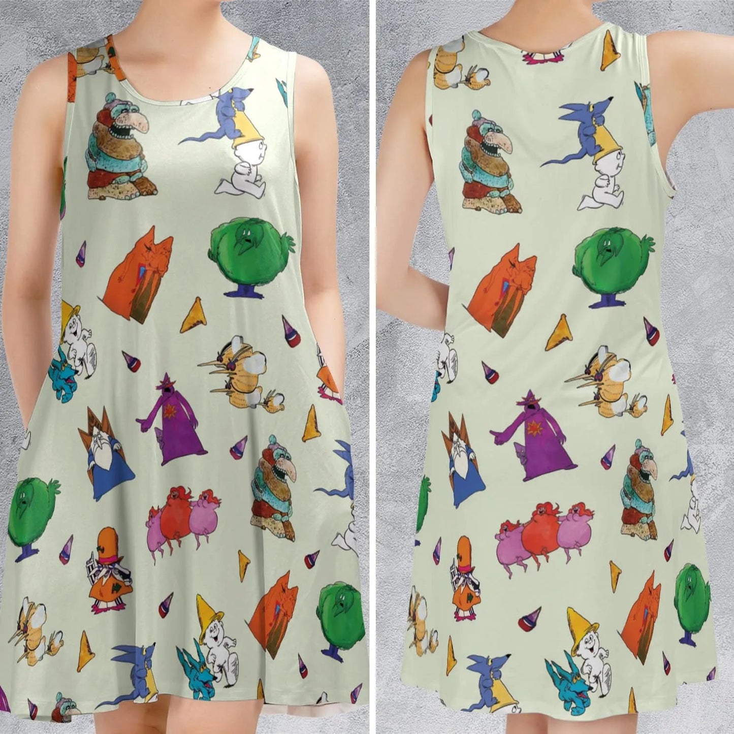 Casual Sleeveless Dress - G1GGQ21J