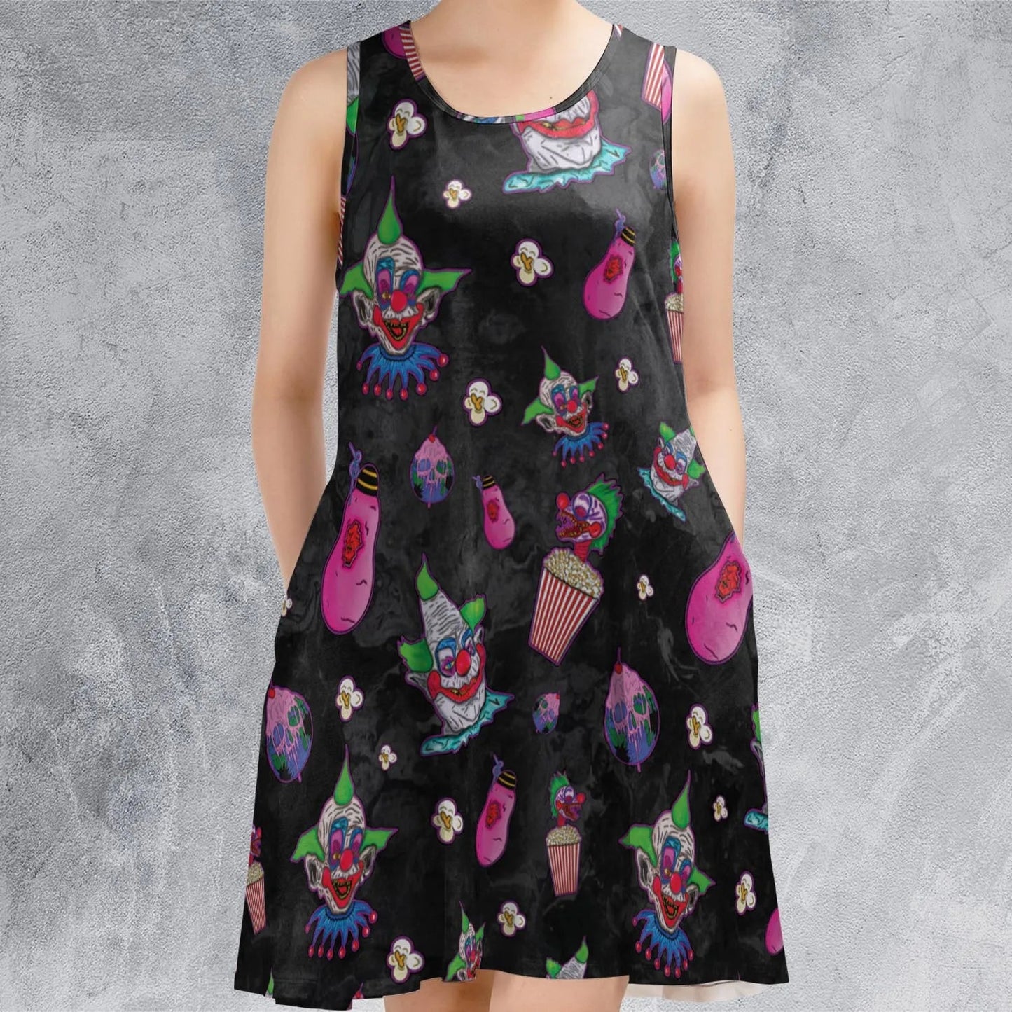 Casual Sleeveless Dress - CV2FY8W9