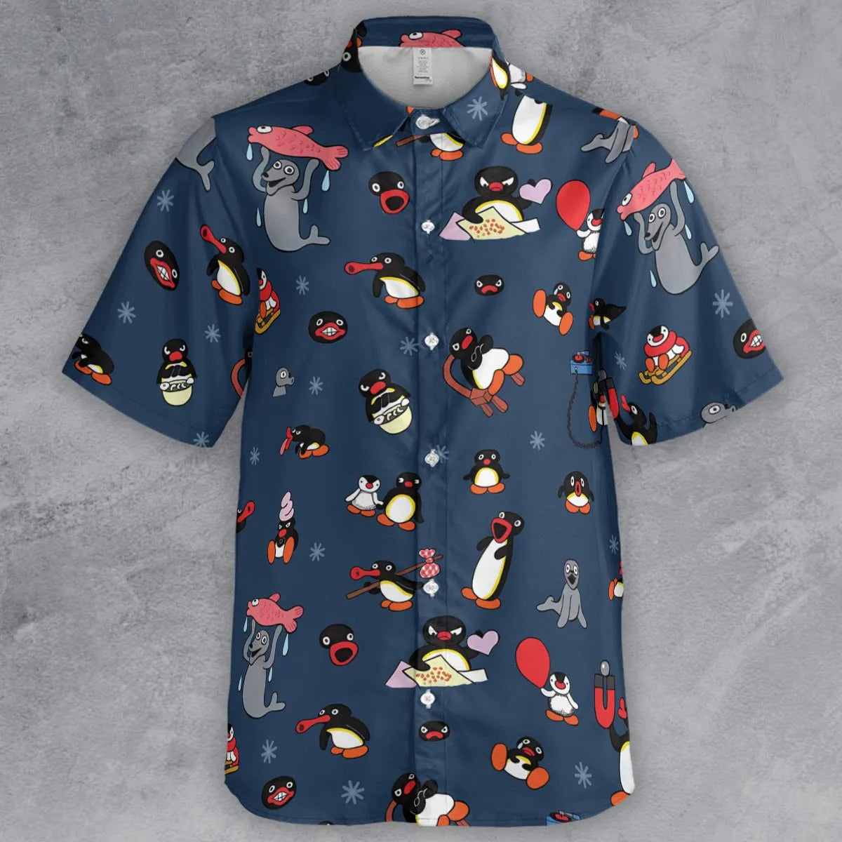 Short Sleeve Button Shirt - 7XLCPK5F