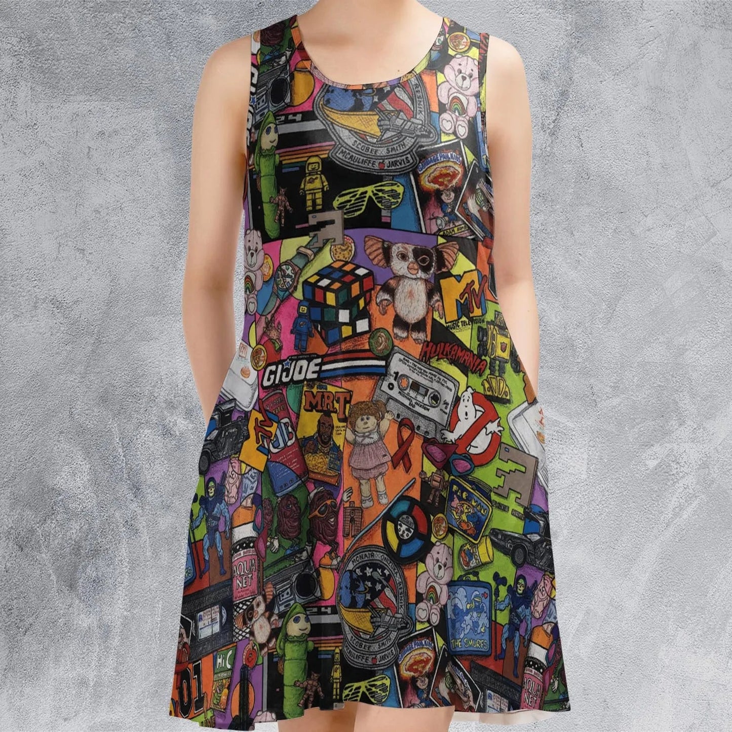 Casual Sleeveless Dress - SM3ZYD8G