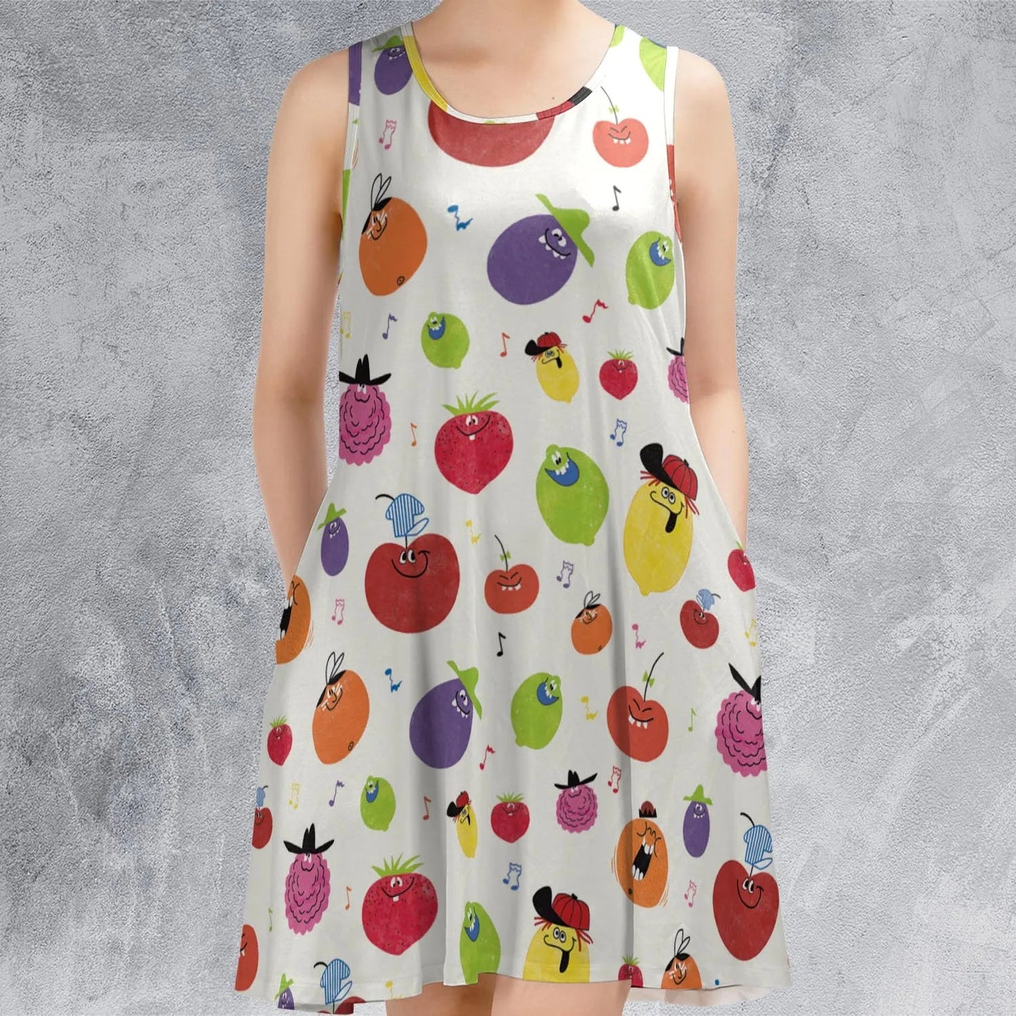 Casual Sleeveless Dress - DGJYU3QH
