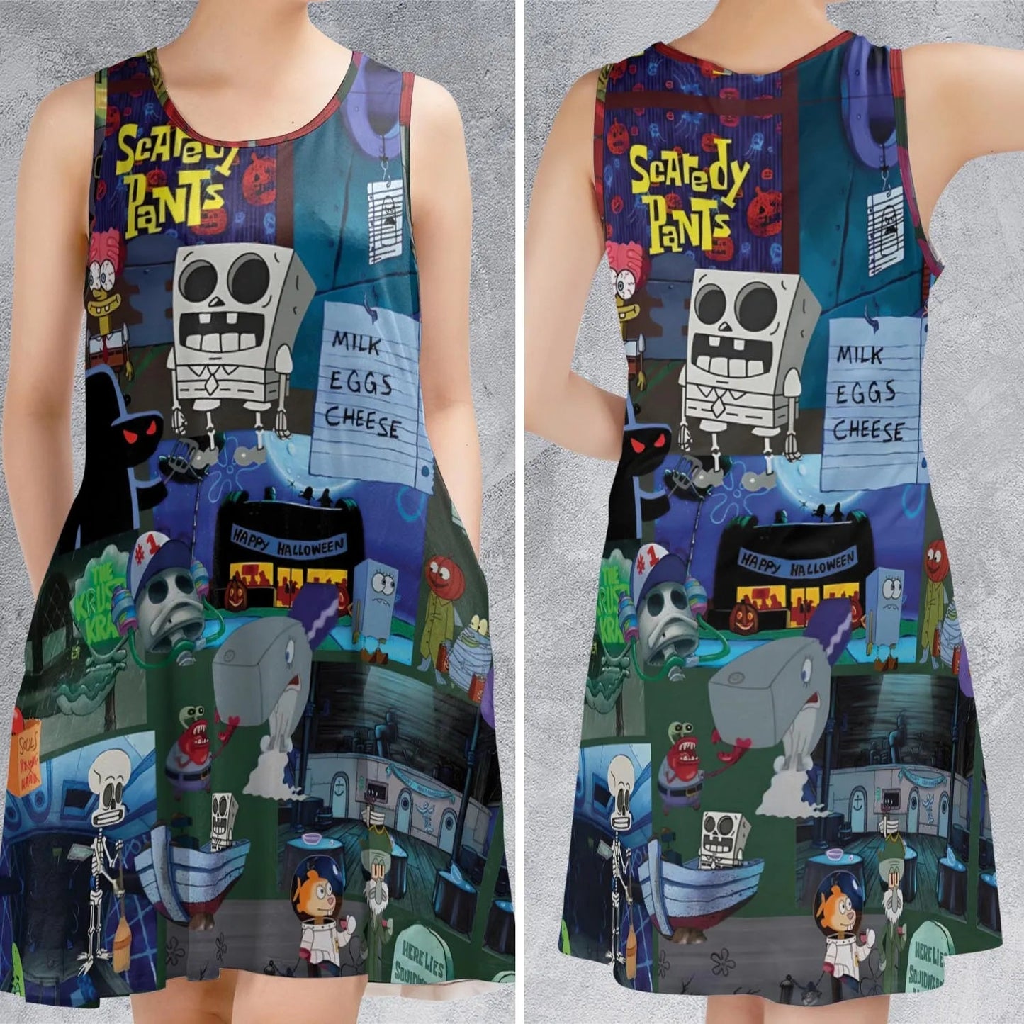 Casual Sleeveless Dress - 1D4EEVUT