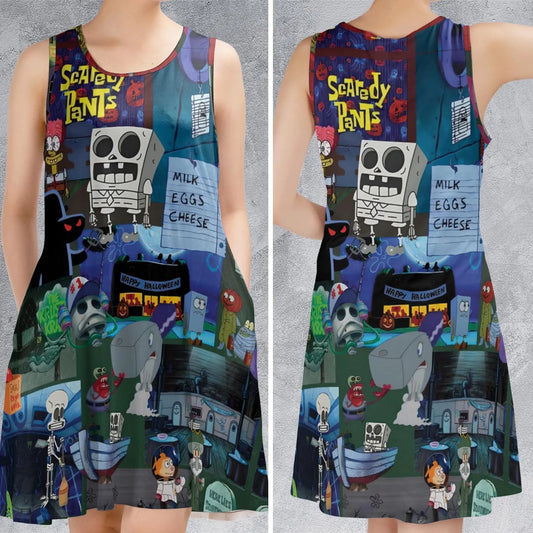 Casual Sleeveless Dress - 1D4EEVUT